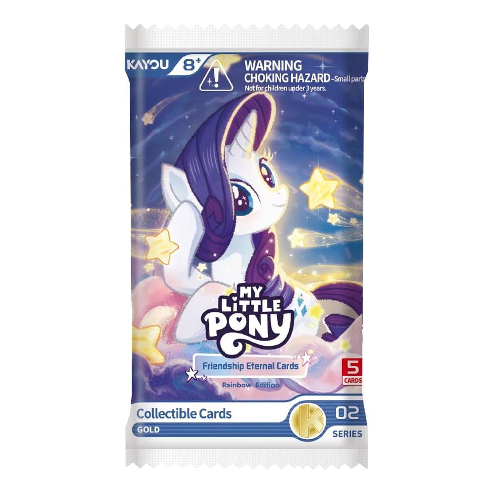 My Little Pony Rainbow Edition Collectible Cards 002B Booster Pack 1 bustina versione Inglese