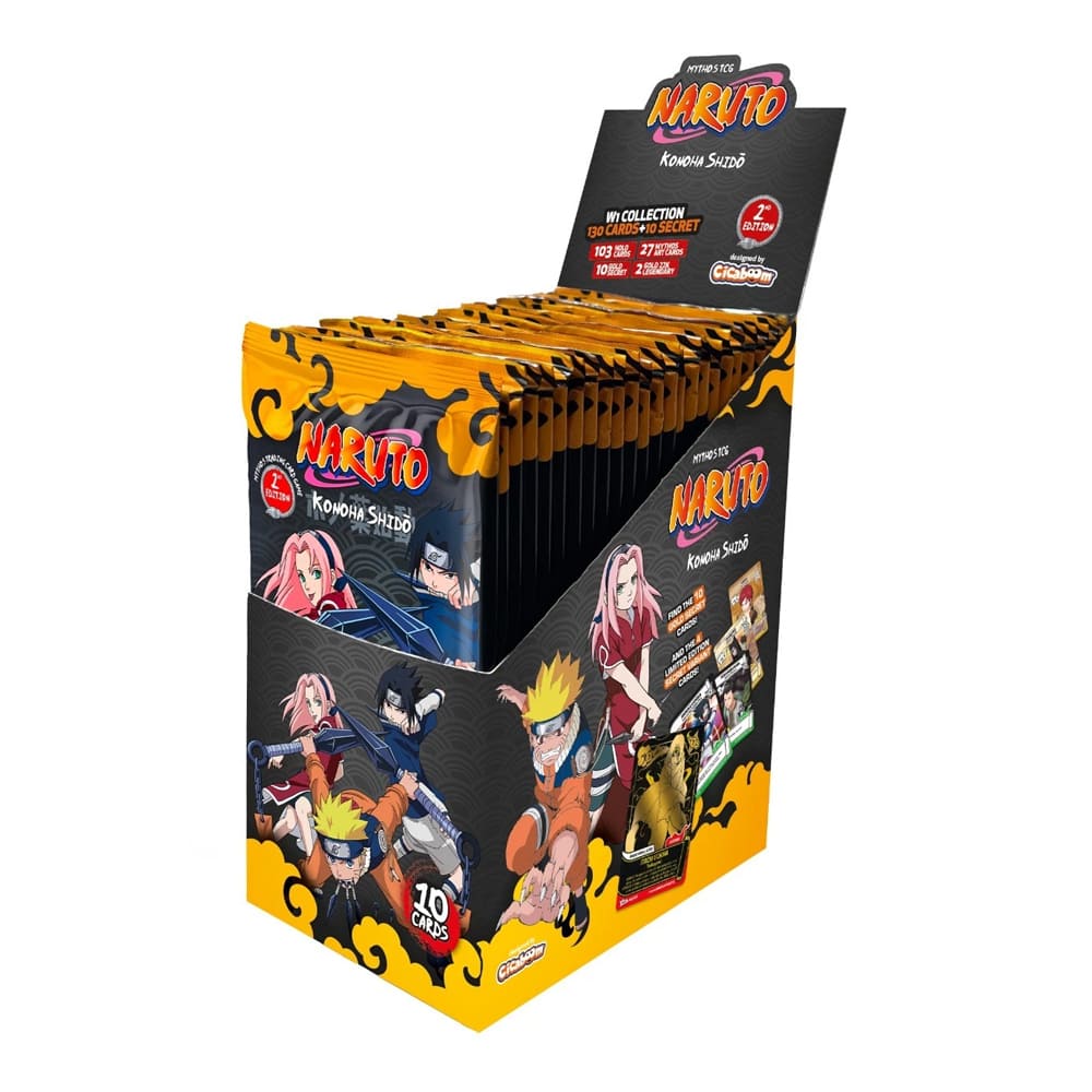 Naruto Mythos Konoha Shido Seconda Edizione Booster Box 24 bustine ENG