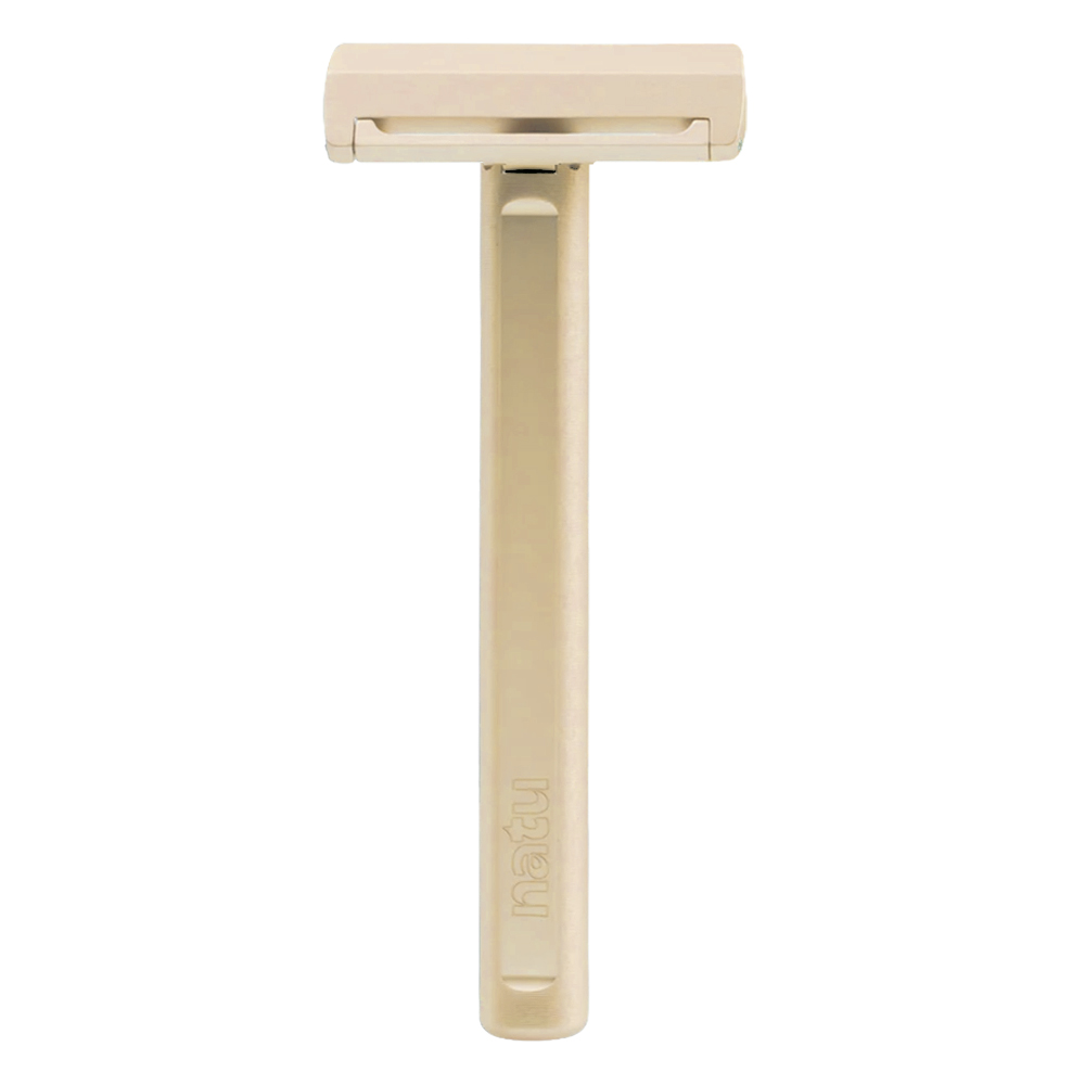 Natu rasoio di sicurezza single edge oro