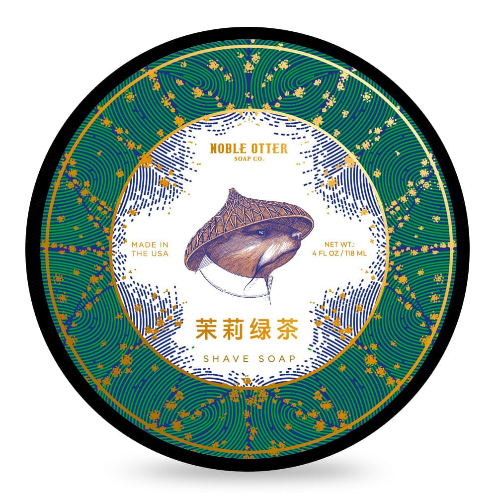 Noble Otter sapone da barba Jasmine Green Tea 118ml