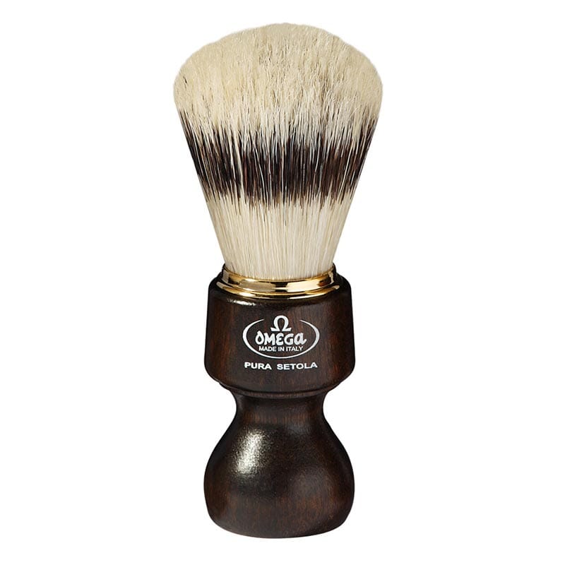 Omega shaving brush pure bristle badger effect 11126