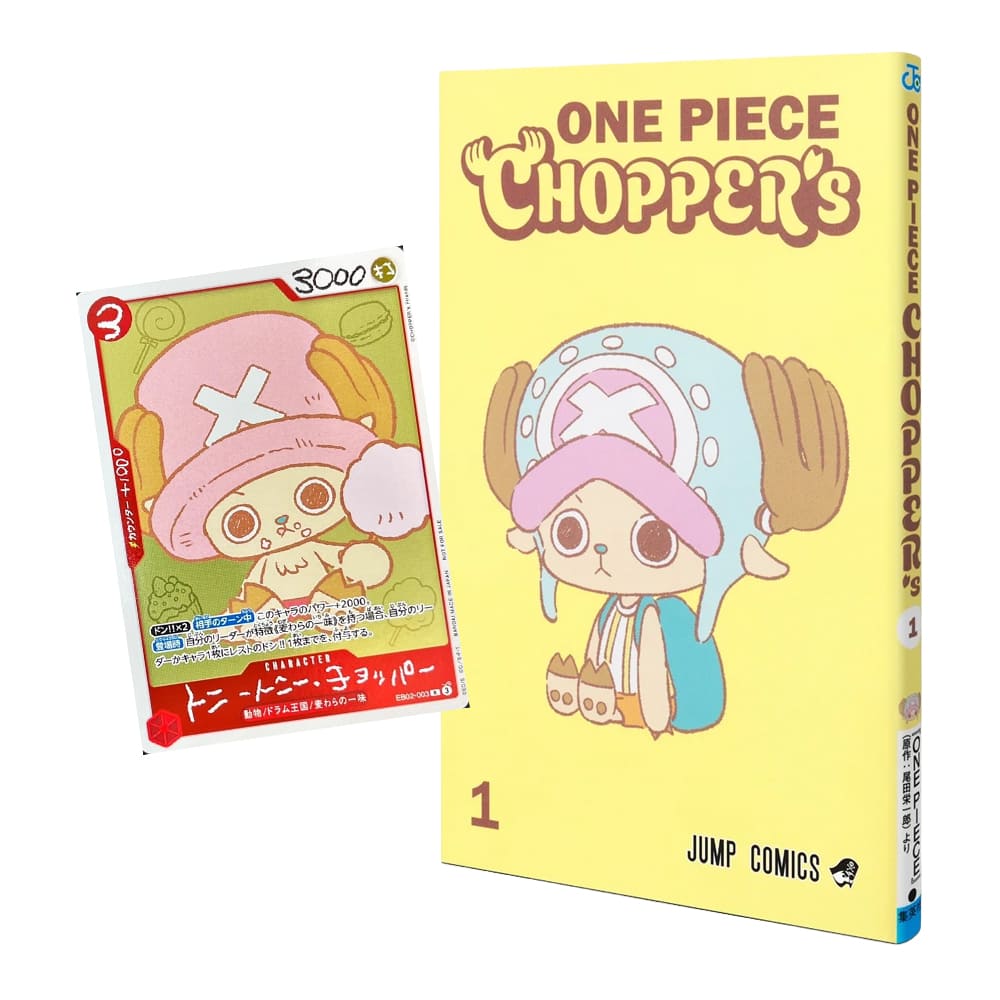 One Piece CHOPPER’s 1 libro JP con carta EB02-003