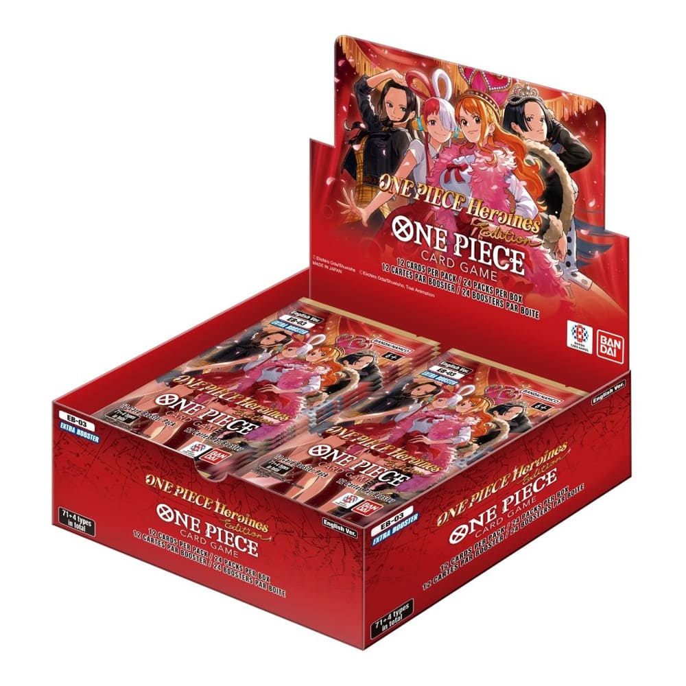 One Piece EB-03 Heroines Edition Extra Booster box 24 Bustine versione Inglese