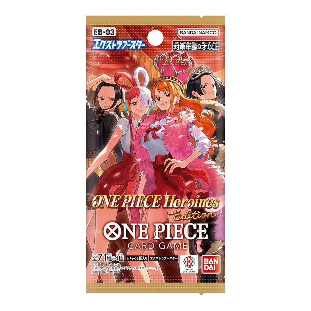 One Piece EB-03 Heroines Edition Extra Booster pack 1 Bustina versione Giapponese