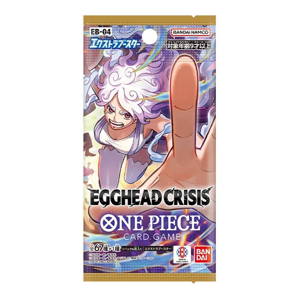 One Piece EB-04 Egghead Crisis Booster Pack 1 Bustina versione giapponese