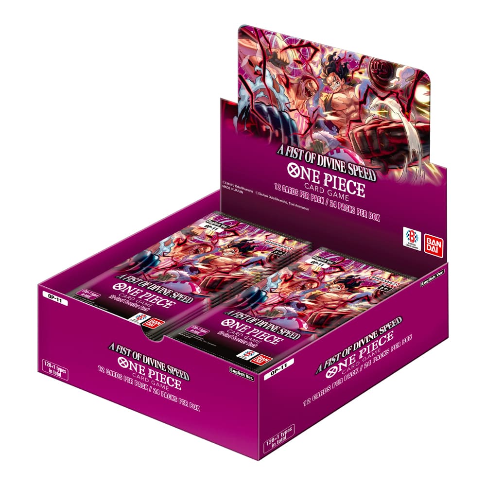 One Piece OP-11 Light Speed Fist Booster box 24 Bustine versione Inglese