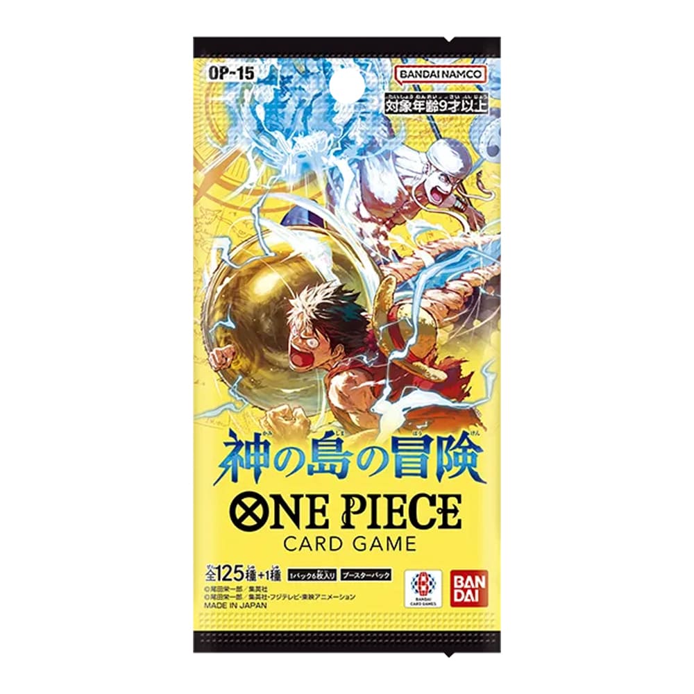 One Piece OP-15 Adventure on Kami's Island Booster pack 1 Bustina versione giapponese