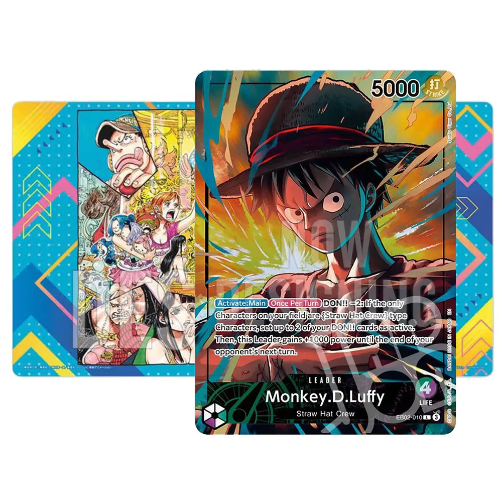 One Piece Card Game Official Playmat Limited Edition Vol. 5 con Carta Promo ENG