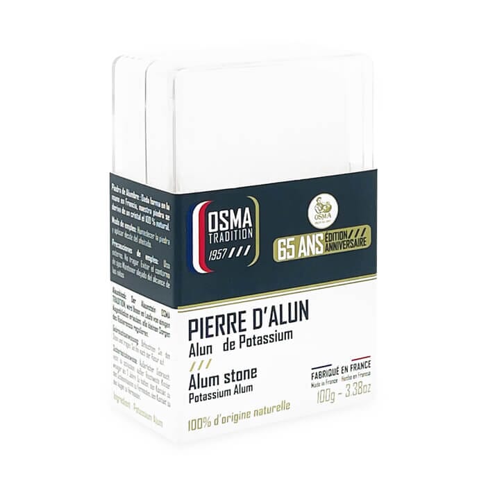 Osma Tradition alum stone in plastic box 100gr