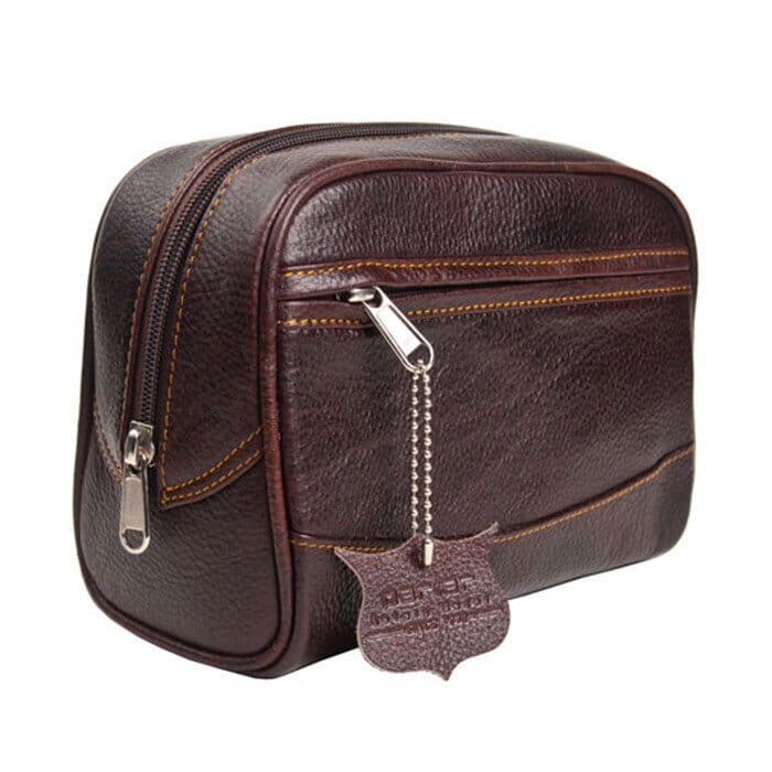 Parker leather travel case