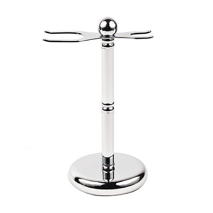 Parker stand for safety razor and shaving brush