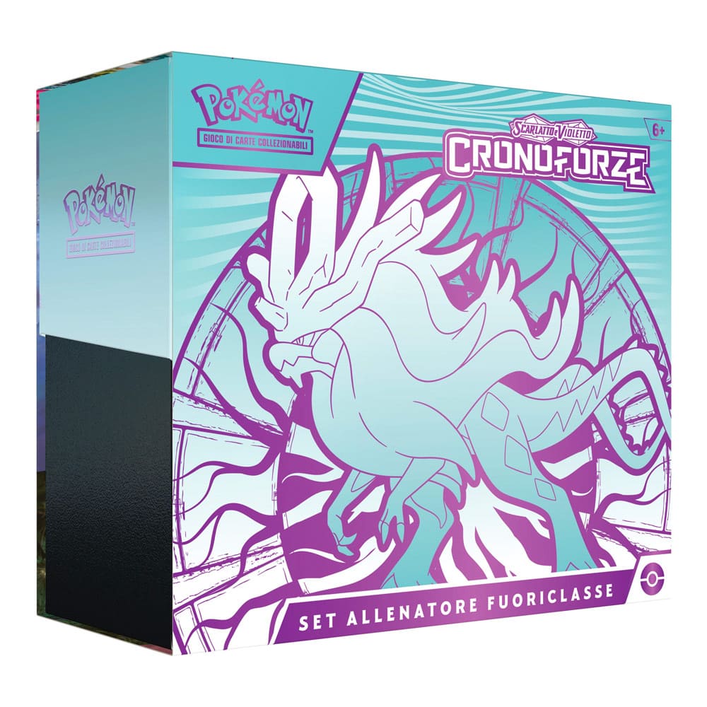 Pokemon Scarlatto e Violetto Cronoforze Set allenatore fuoriclasse Acquecrespe versione Italiano