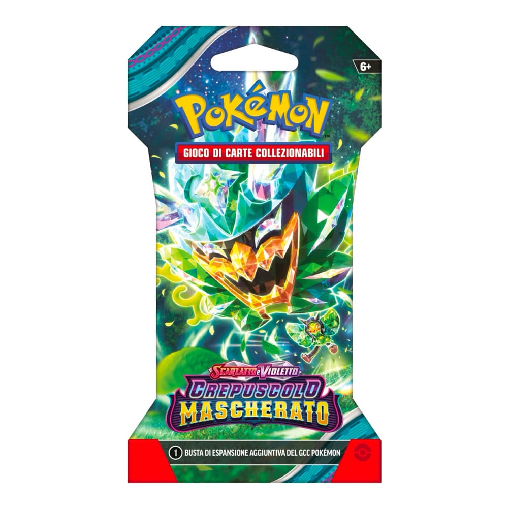 Pokemon Scarlatto e Violetto Crepuscolo Mascherato Booster Pack 1 bustina Sleeved versione Italiano