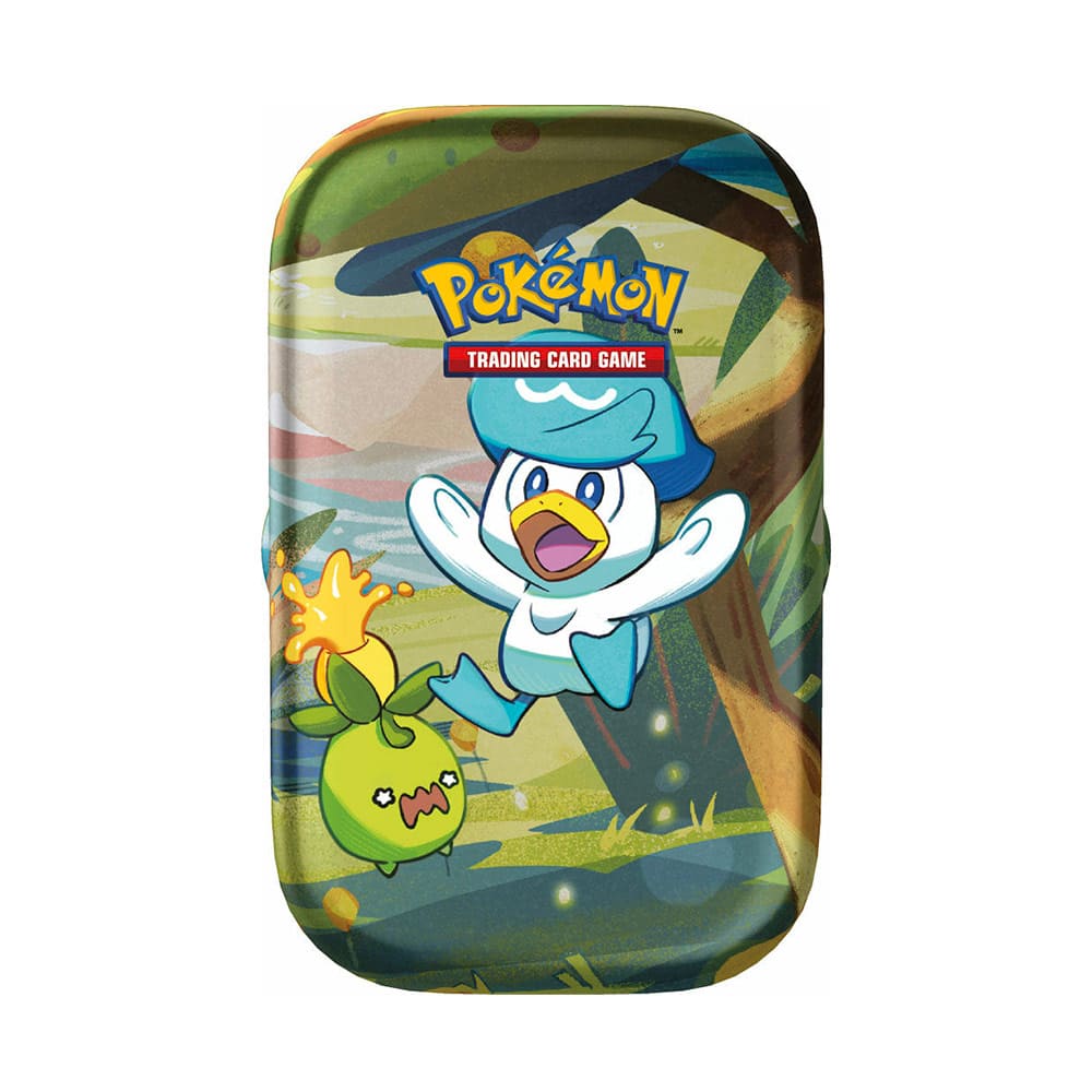 Pokemon Paldea Friends Mini Tin Quaxly & Smoliv versione Inglese