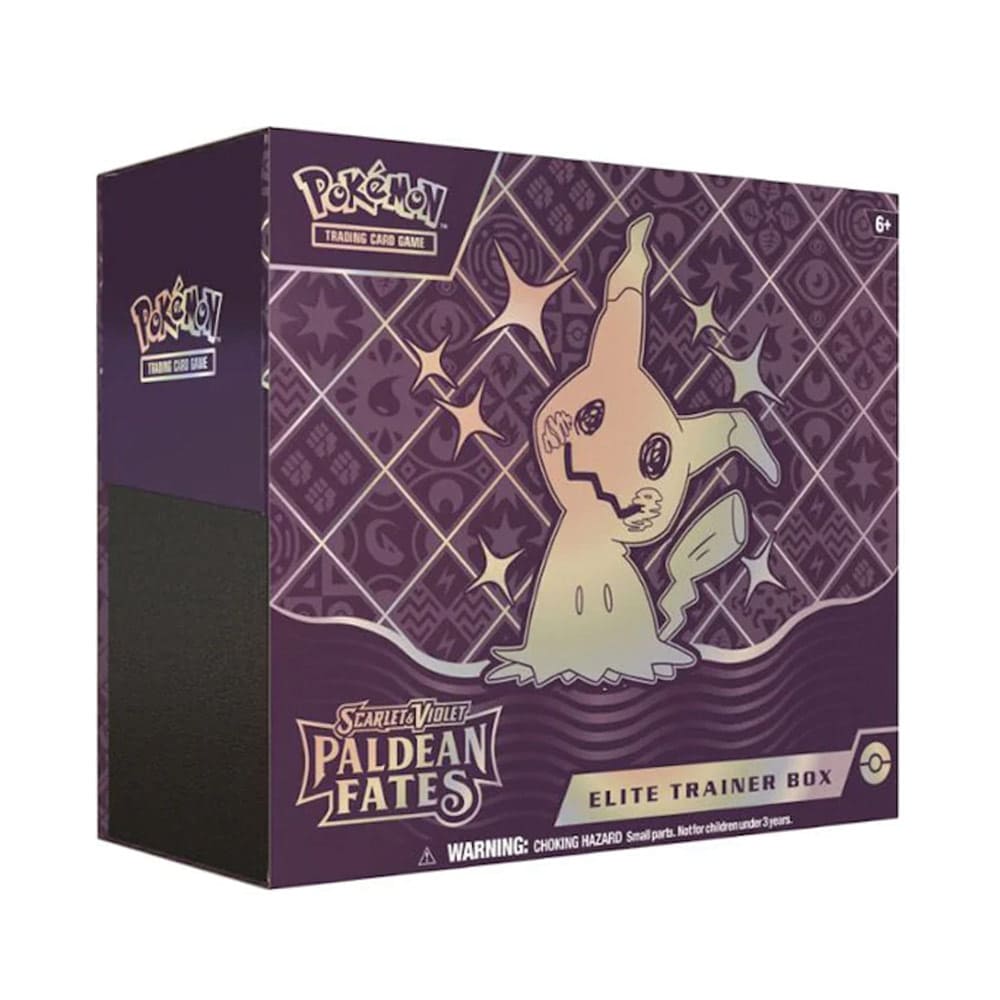 Pokemon Scarlet & Violet Paldean Fates Elite Trainer Box versione Inglese