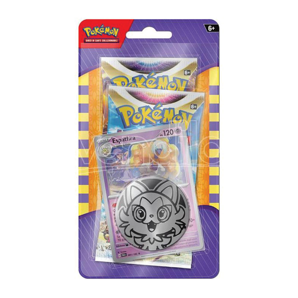 Pokemon Booster Pack Astri Lucenti, Lucentezza Siderale e carta Espathra versione Italiano