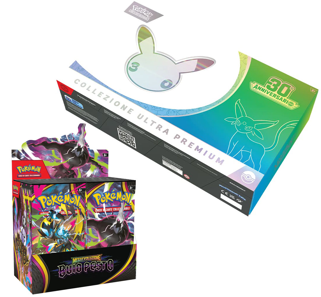 Pokémon Bundle UPC Espeon-ex 30° e 36 Bustine Buio Pesto ITA