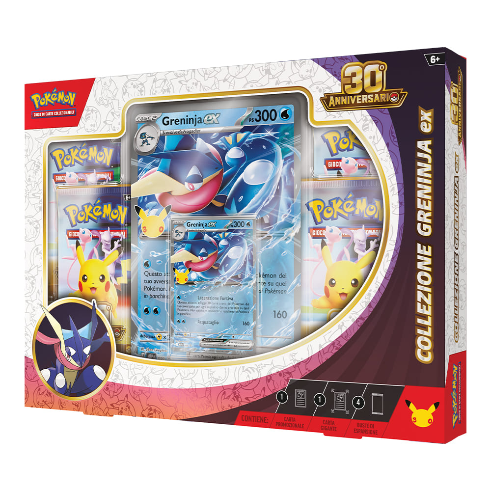 Pokémon 30° Anniversario Collezione Greninja ex ITA