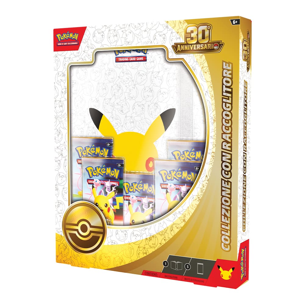 Pokemon 30° Anniversario Collezione Speciale con Raccoglitore ITA