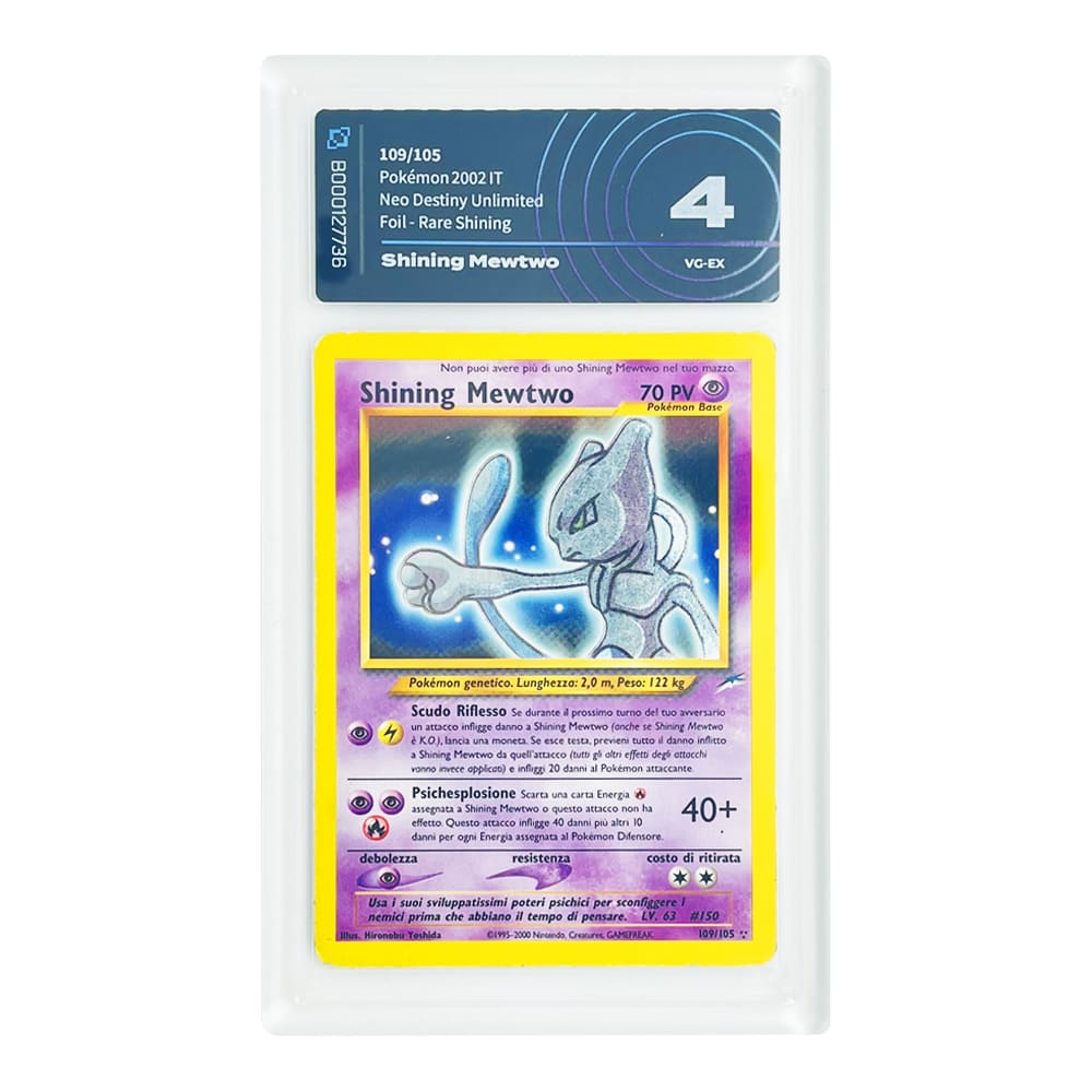 Shining Mewtwo 109/105 AiGrading 4 versione Italiano