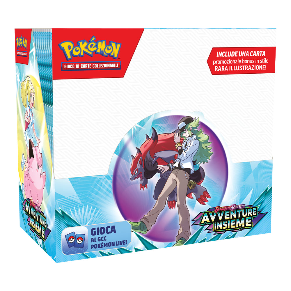 Pokémon Avventure Insieme Booster Box 36 Bustine con Topper Reshiram ITA