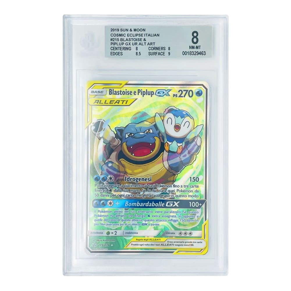 Blastoise Holo 2/102 PSA 7 versione Inglese