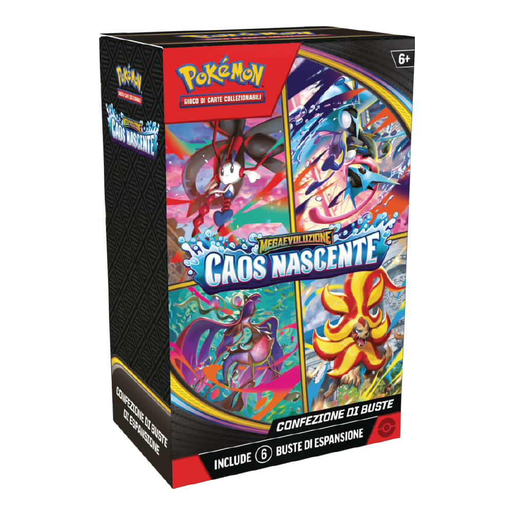 Pokemon Caos Nascente Bundle 6 Bustine Versione Italiano