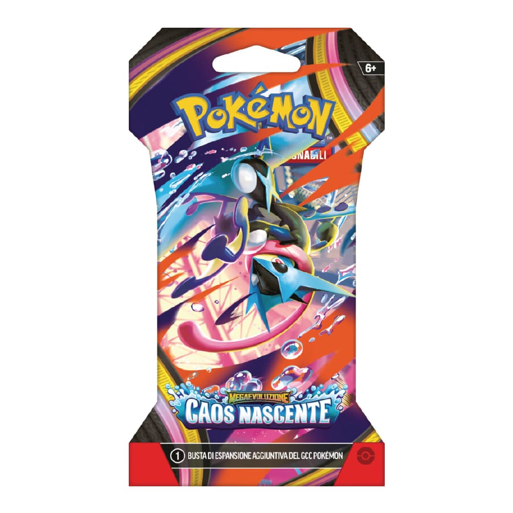 Pokemon Caos Nascente Paper Sleeve Booster Pack 1 Bustina versione Italiano