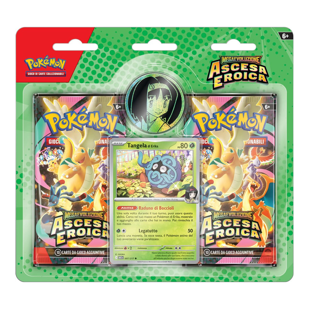 Pokemon Ascesa Eroica Collezione Tangela di Erika versione Italiano