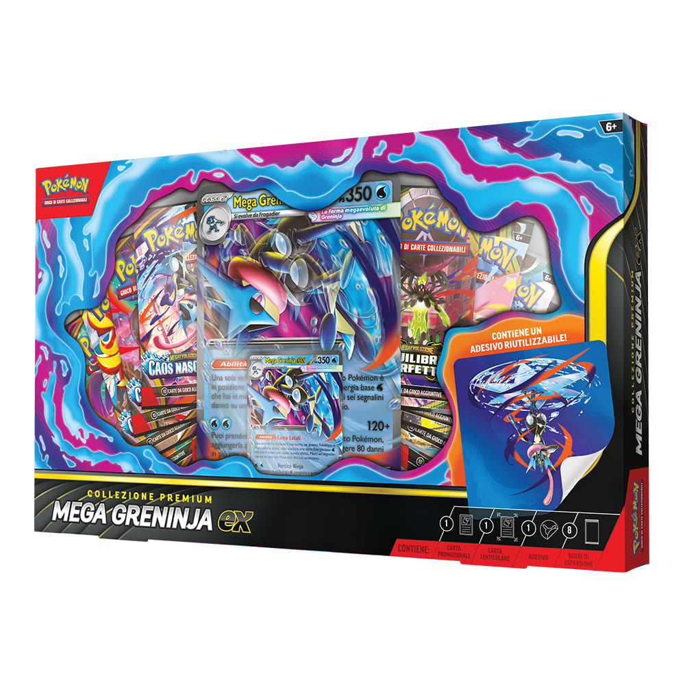 Pokemon Collezione Premium Mega Greninja EX versione Italiano