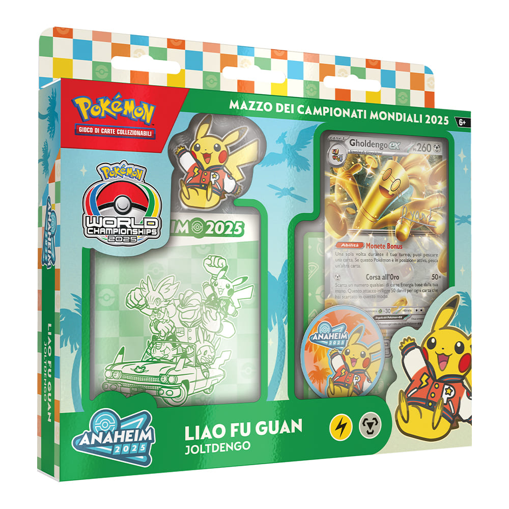 Pokémon Deck Gholdengo ex World Championships 2025 Liao Fu Guan ITA
