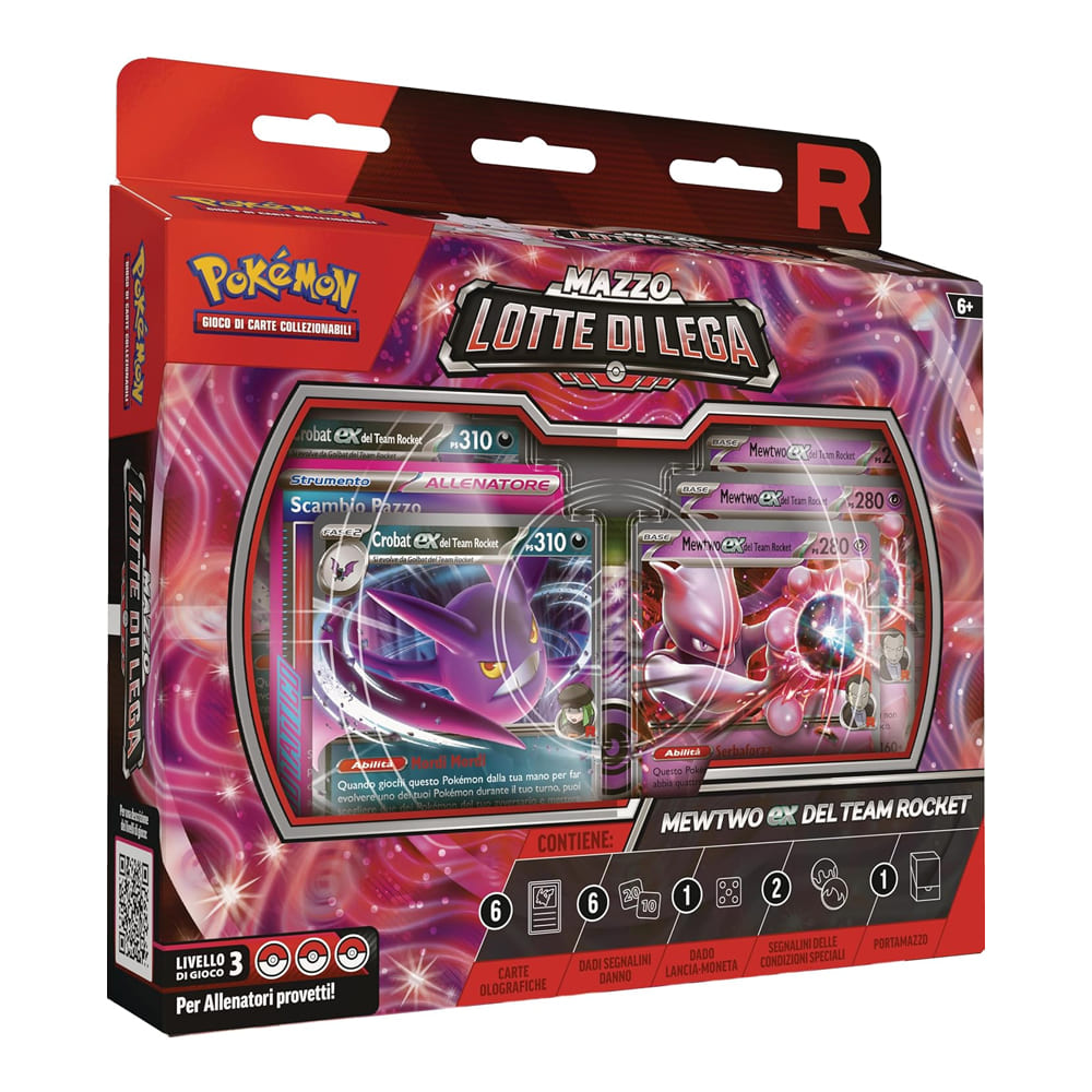 Pokemon Mazzo Lotte Mewtwo Ex del Team Rocket versione italiano