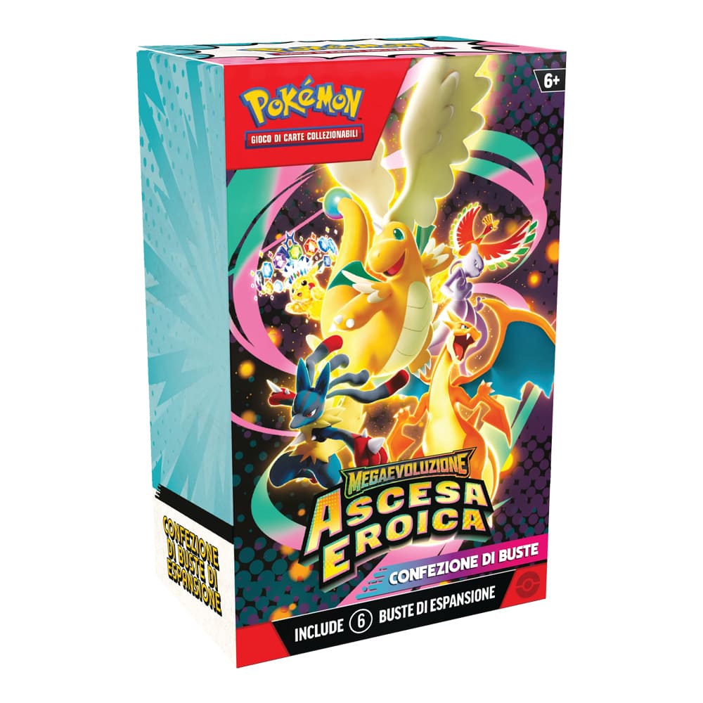 Pokémon Ascesa Eroica Bundle 6 Bustine ITA