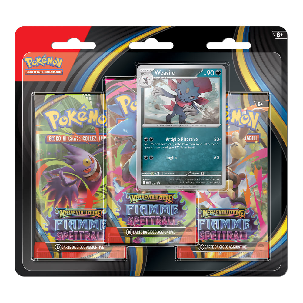 Pokemon Megaevoluzione 3 Pack Blister Golduck Psyduck versione italiano