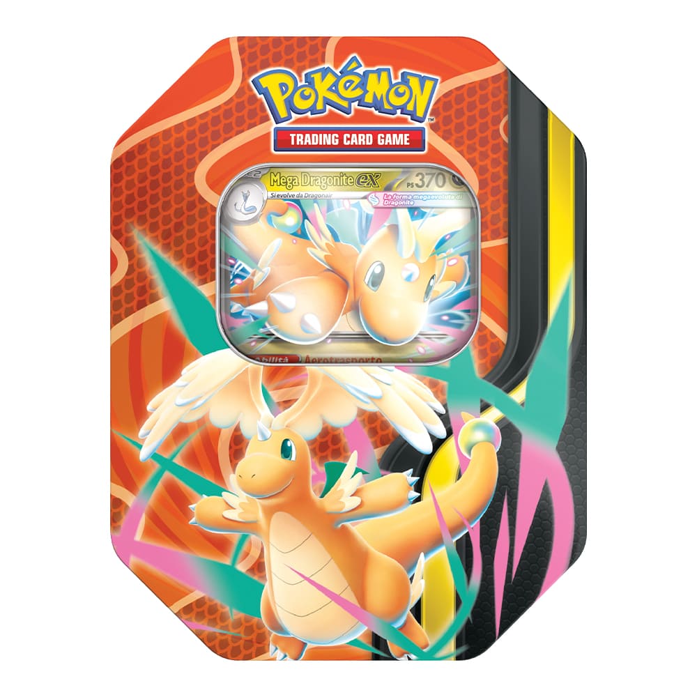 Pokemon Megaevoluzione Mega Dragonite-ex Tin da Collezione ITA
