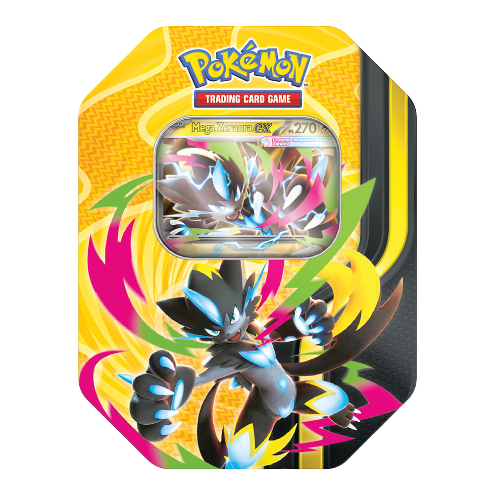Pokemon Megaevoluzione Mega Zeraora-ex Tin da Collezione ITA