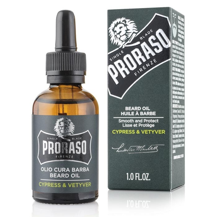 Proraso beard oil cypress and vetyver 30ml