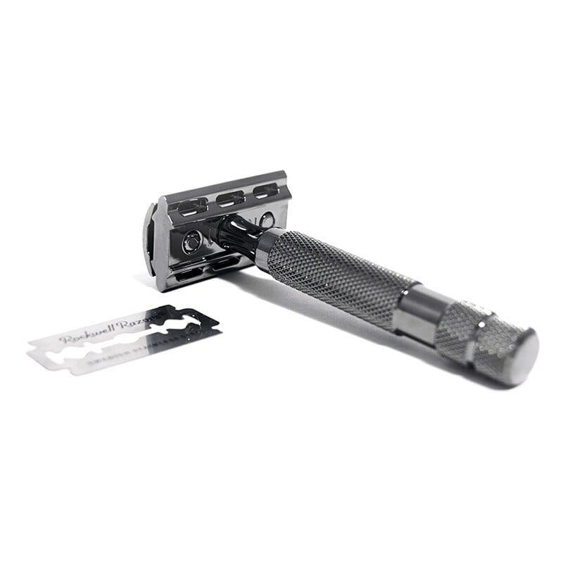 Rockwell safety razor 2c chrome gun metal