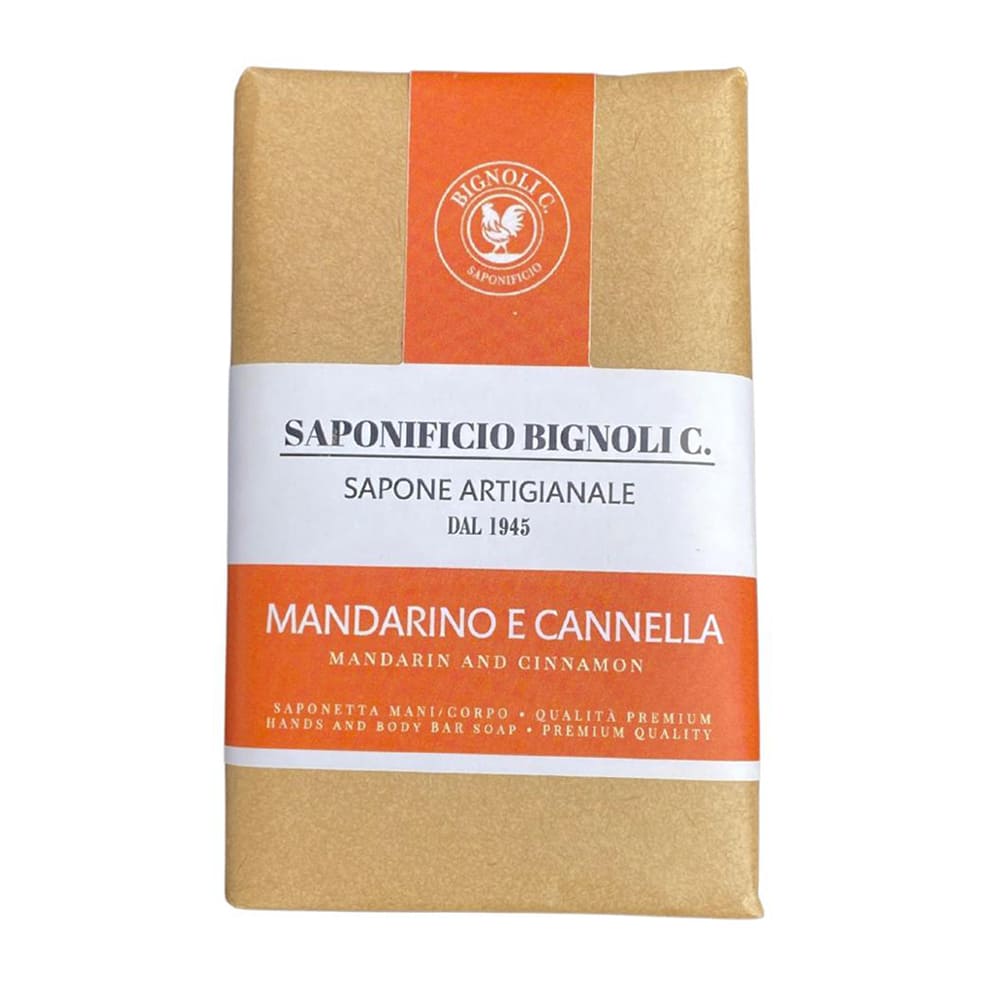 Saponificio Bignoli saponetta mani e corpo Mandarino e Cannella 150gr