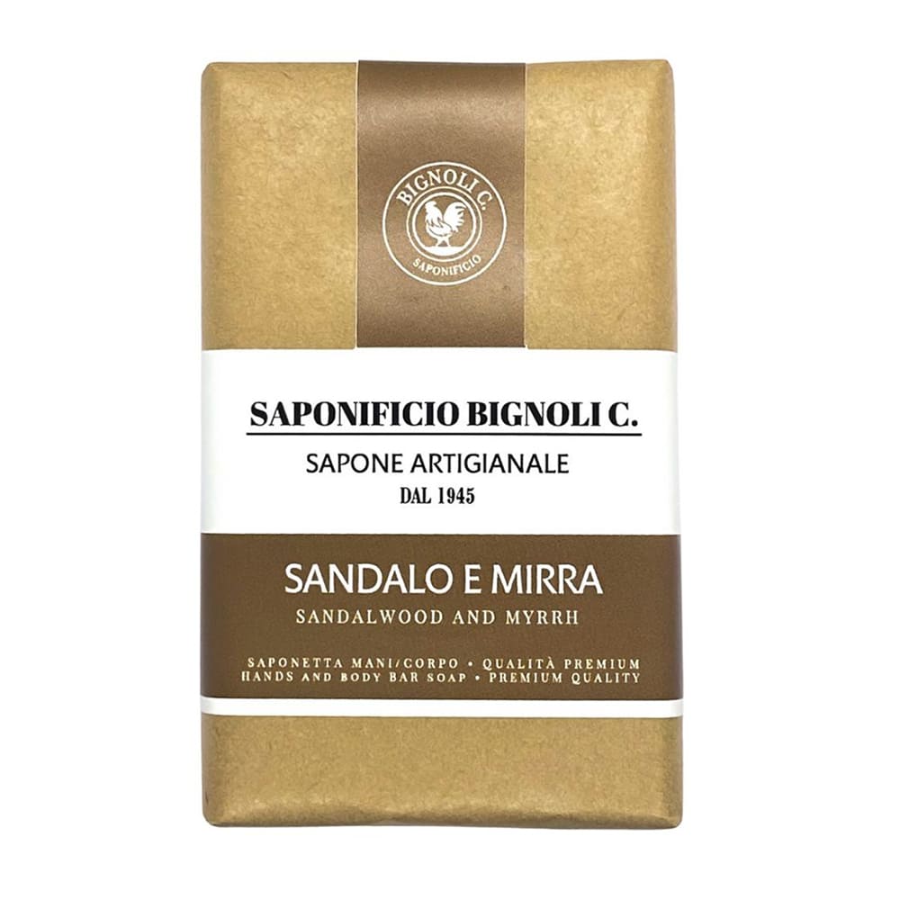 Saponificio Bignoli saponetta mani e corpo Sandalo e Mirra 150gr