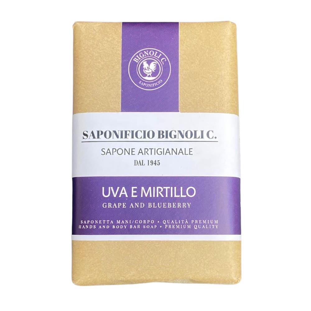 Saponificio Bignoli saponetta mani e corpo Uva e Mirtillo 150gr