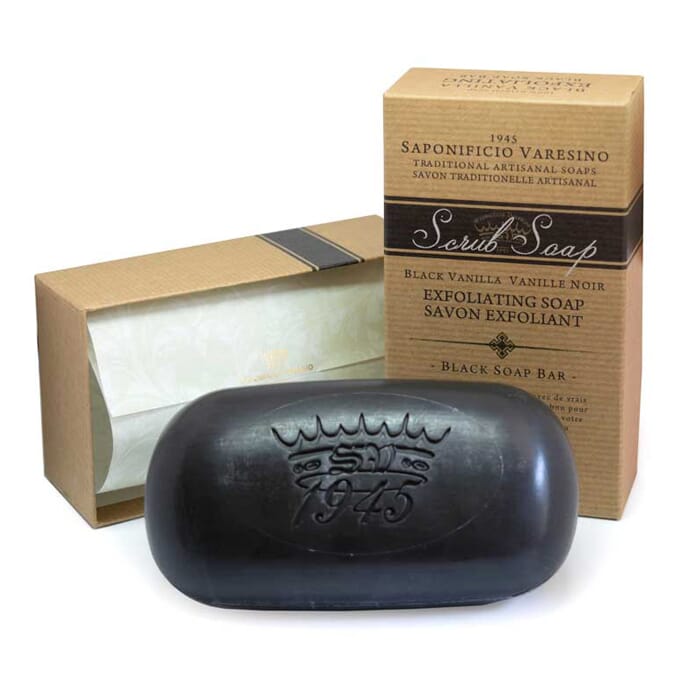 Saponificio Varesino sapone scrub Black Vanilla 300gr