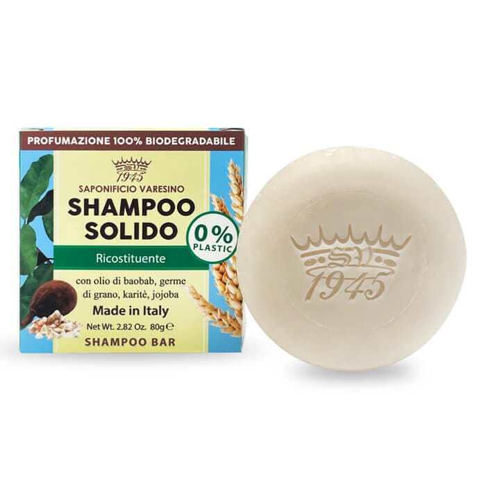 Saponificio Varesino shampoo solido ricostituente 80g