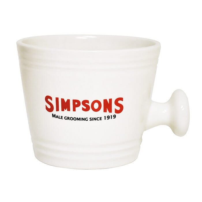 Simpsons ciotola barba in ceramica grande