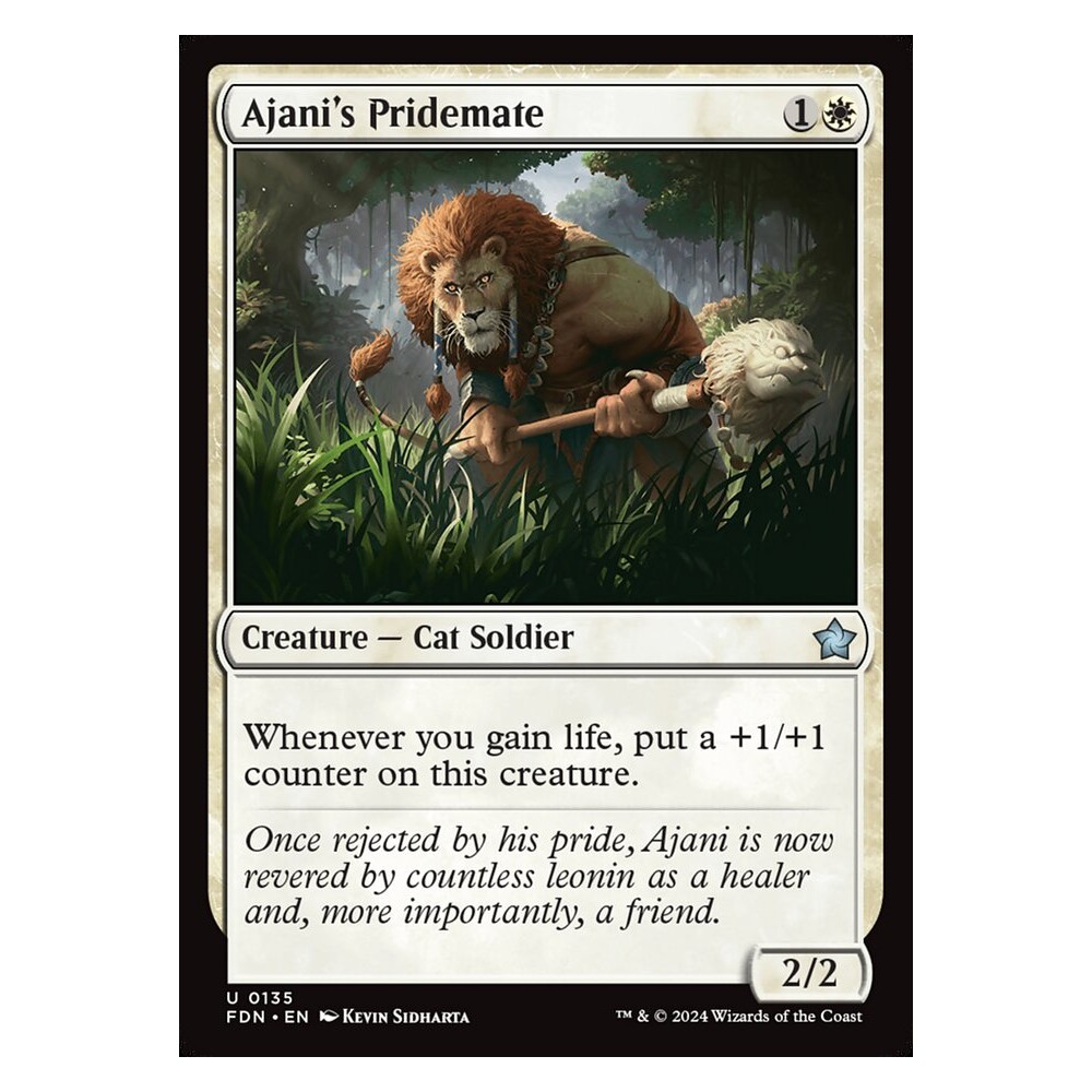 Compañero De Manada De Ajani (Ajani's Pridemate) · Core Set 2019 (M19