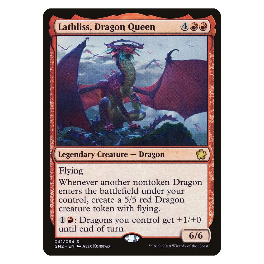 Lathliss, Dragon Queen [Core Set 2019 Prerelease Promos] main image 0