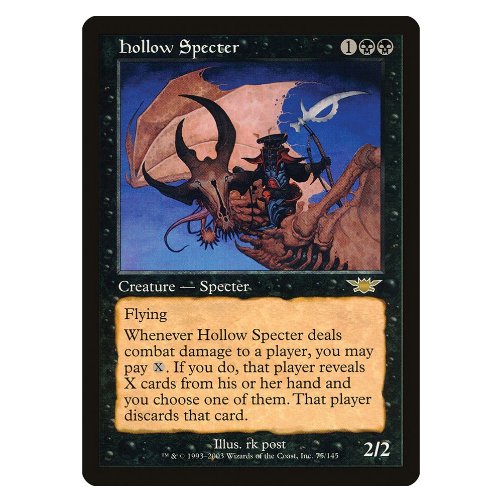 Magic: The Gathering – Carta Spettro Dell’Ago (Needle Specter) – Set Eventide (Rara) - 3