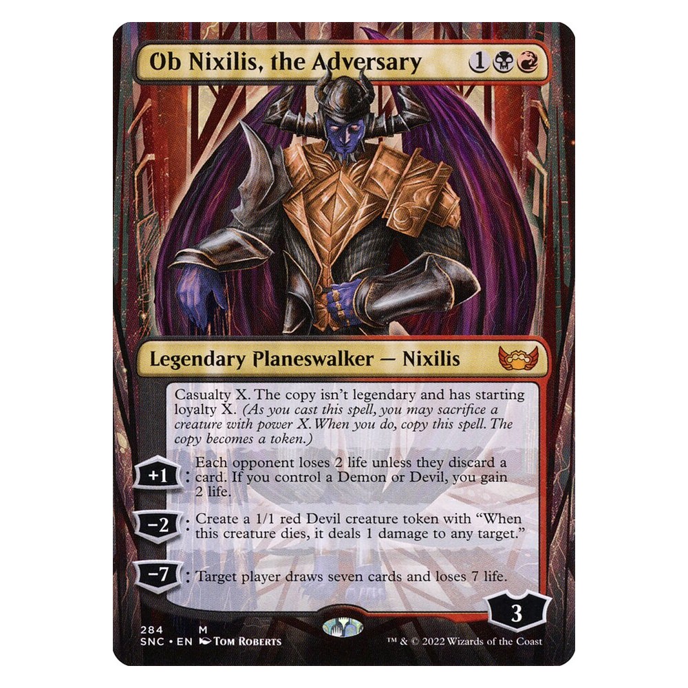 【美品・未使用】Ob Nixilis, the Adversary Ob Nixilis, the Adversary · Streets of New Capenna (SNC