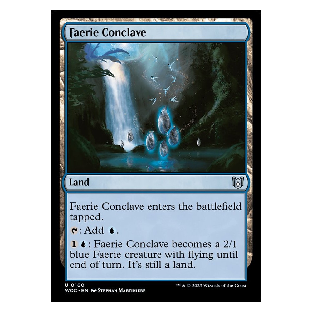 Magic The Gathering - Faerie Conclave - Conclave Fatato - Commander 2013 Edition