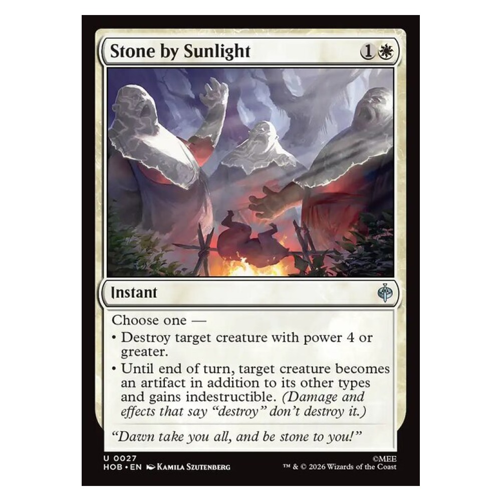 401230 stone by sunlight the hobbit CarteMagic Stone by Sunlight